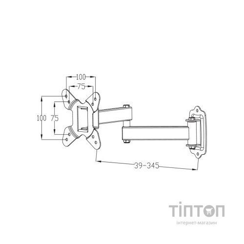 Кронштейн Vinga TM32-1151 чорний
