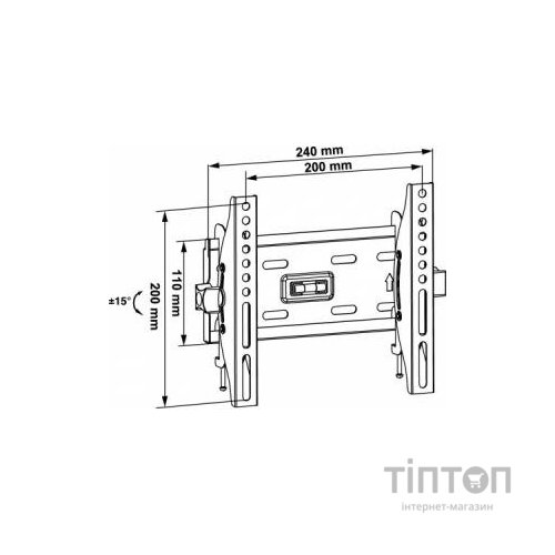 Кронштейн Walfix M-4B