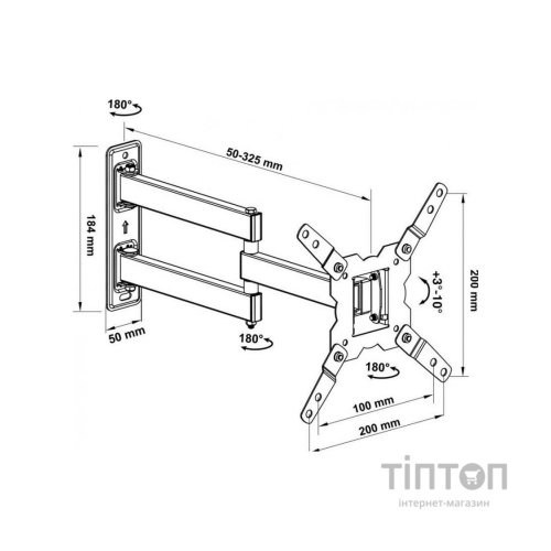 Кронштейн Walfix R-351B