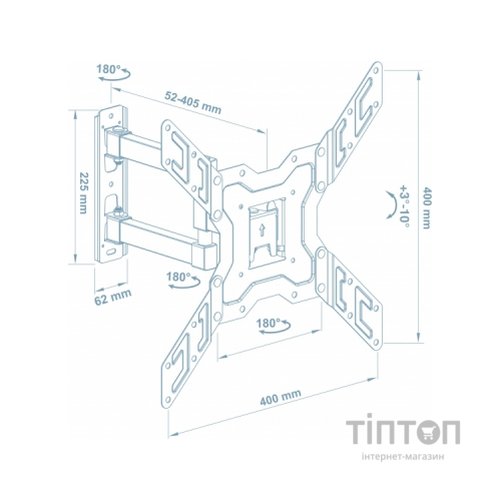 Кронштейн Walfix R-393B