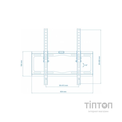 Кронштейн Walfix TV-40B чорний