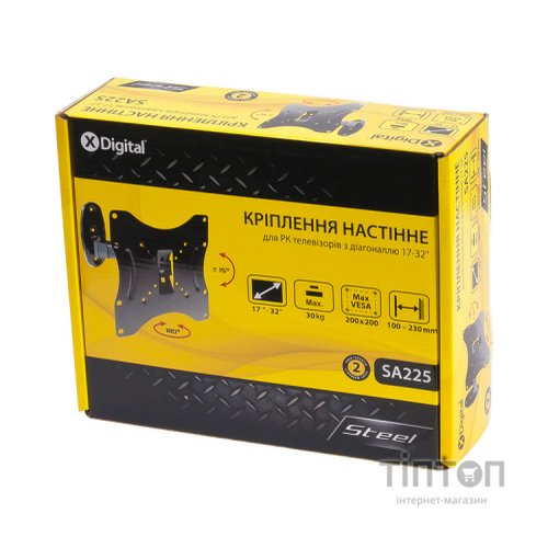 Кронштейн X-Digital STEEL SA225 Black