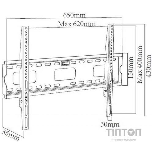 Кронштейн X-Digital STEEL SF405 чорний