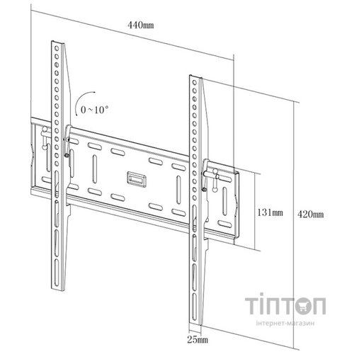 Кронштейн X-Digital STEEL ST315 чорний