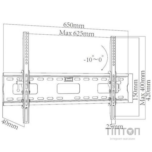 Кронштейн X-Digital STEEL ST415 чорний