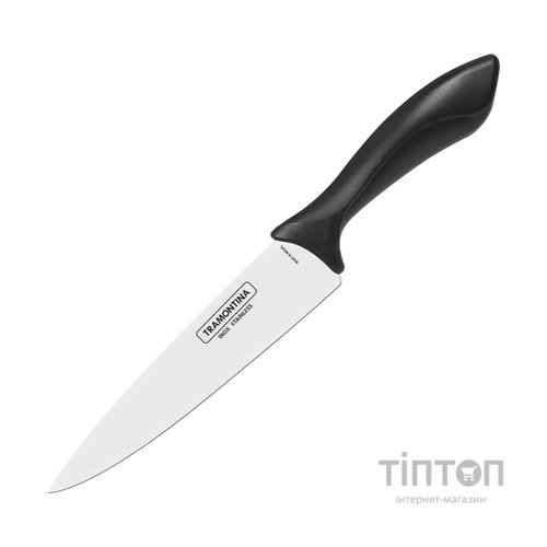 Кухонний ніж Tramontina Affilata 178 мм Black (23655/107)
