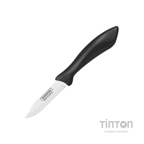 Кухонний ніж Tramontina Affilata Vegetable 76 мм Black (23650/103)