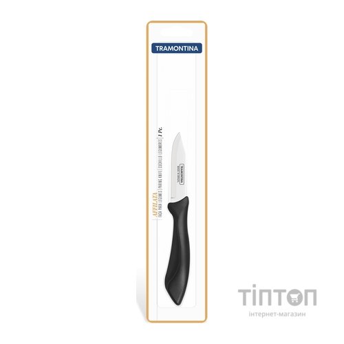 Кухонний ніж Tramontina Affilata Vegetable 76 мм Black (23650/103)