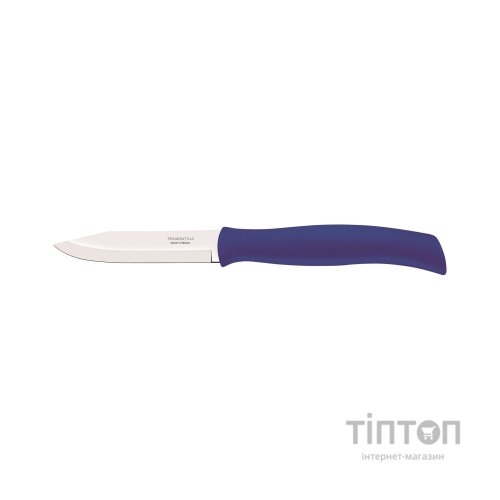 Кухонний ніж Tramontina Athus Blue Vegetable 76 мм (23080/913)