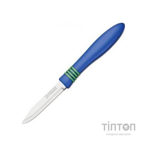 Кухонний ніж Tramontina COR & COR для овощей 76 мм Blue (23461/133)