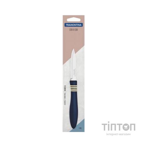 Кухонний ніж Tramontina COR & COR для овощей 76 мм Blue (23461/133)