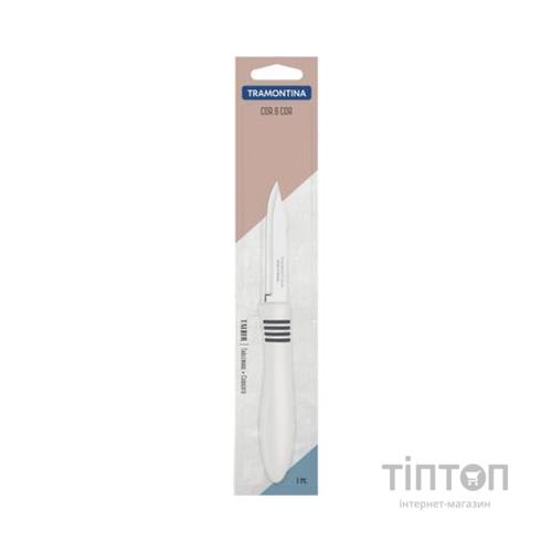Кухонний ніж Tramontina COR & COR для овощей 76 мм White (23461/153)