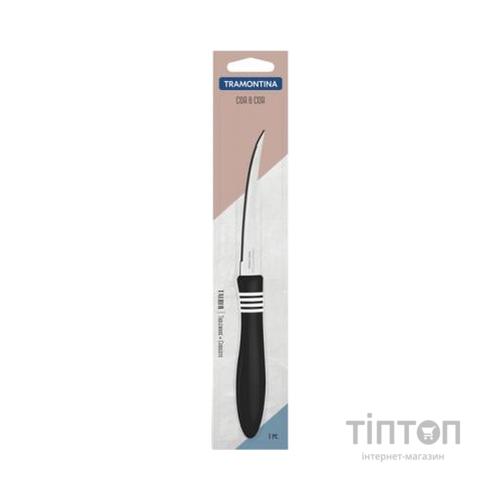 Кухонний ніж Tramontina COR & COR для томатов 127 мм Black (23462/105)