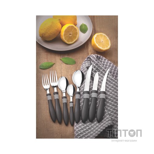 Кухонний ніж Tramontina Cor Cor Tomato Serrate 102 мм Black (23462/104)