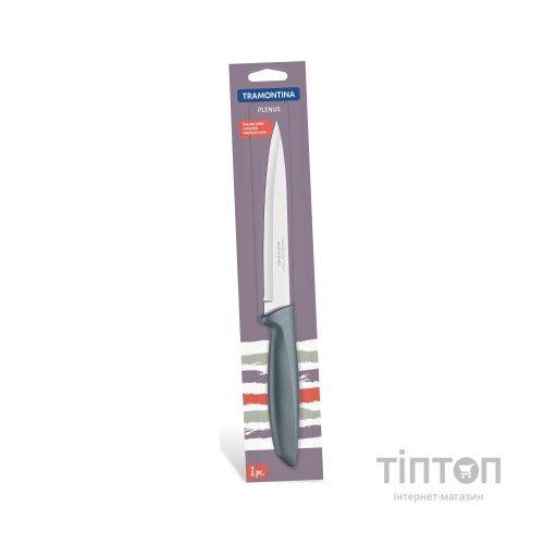 Кухонний ніж Tramontina Plenus Grey 152 мм (23424/166)