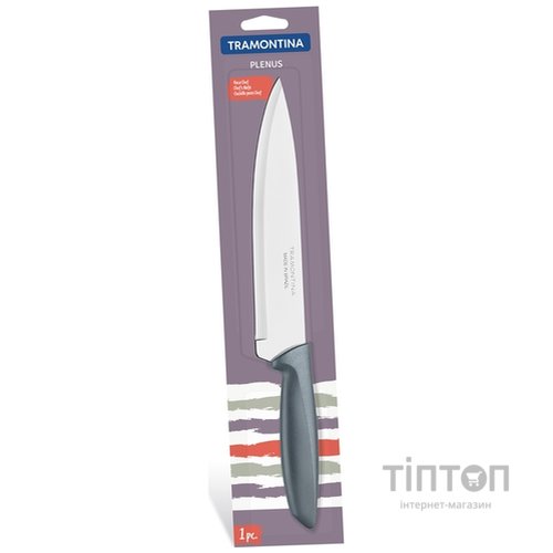 Кухонний ніж Tramontina Plenus Шеф 203 мм Gray (23426/168)