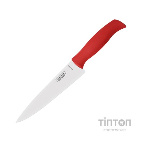 Кухонний ніж Tramontina Soft Plus Red Chef 178 мм (23664/177)