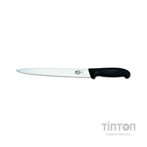 Кухонний ніж Victorinox Fibrox для нарезки 25 см, черный (5.4403.25)