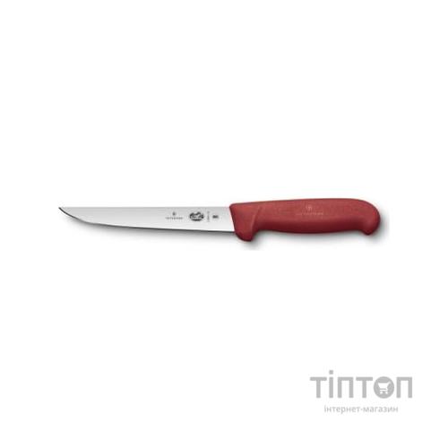 Кухонний ніж Victorinox Fibrox обвалочный 15 см, красный (5.6001.15)