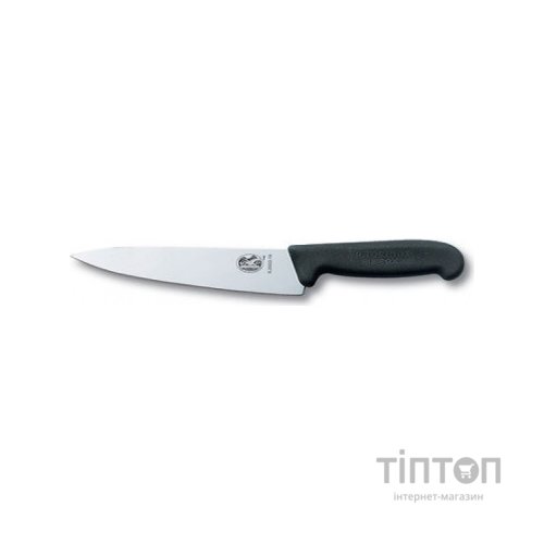 Кухонний ніж Victorinox Fibrox разделочный 12 см, черный (5.2003.12)