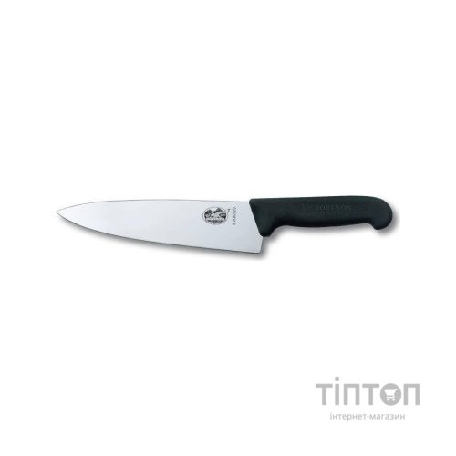 Кухонний ніж Victorinox Fibrox разделочный 20 см, черный (5.2063.20)