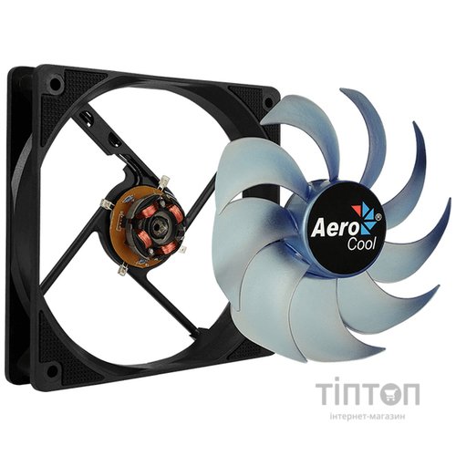 Кулер Aerocool Motion 12 Plus Blue 120мм 3-Pin + Molex