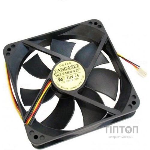 Вентилятор для корпуса Gembird FANCASE-3/BALL