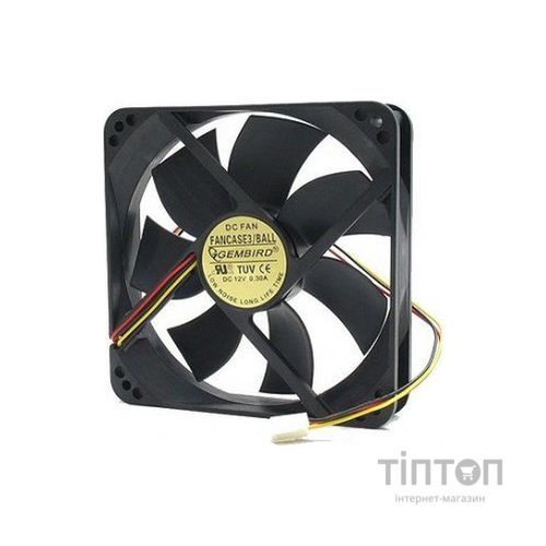 Вентилятор для корпуса Gembird FANCASE-3/BALL