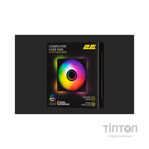 Кулер до корпусу 2E 2E-ACF120IW-ARGB