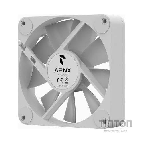 Кулер до корпусу APNX FP1-140 ARGB White (APF4-PF11217.21)