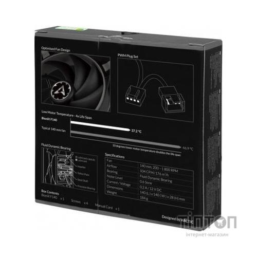 Кулер до корпусу Arctic BioniX F140 Grey (ACFAN00161A)