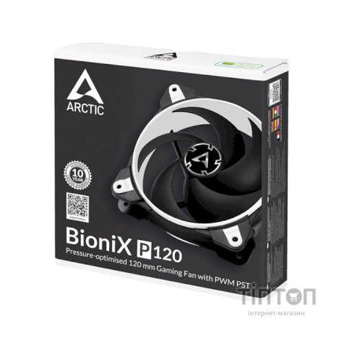 Кулер до корпусу Arctic BioniX P120 White (ACFAN00116A)