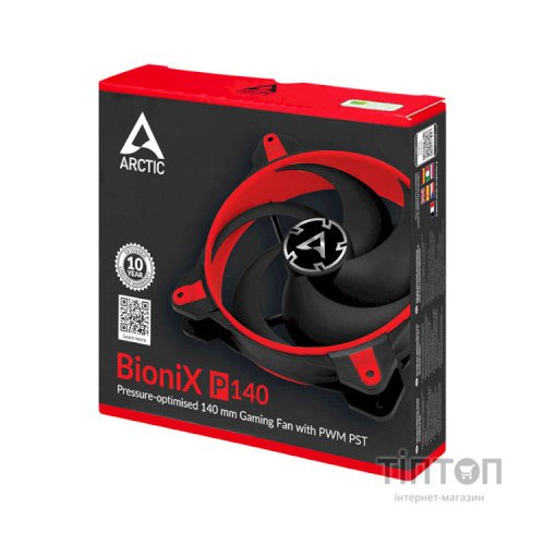 Кулер до корпусу Arctic BioniX P140 Red (ACFAN00127A)