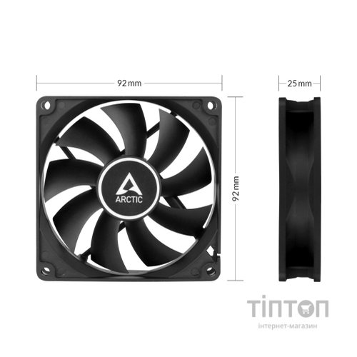 Кулер до корпусу Arctic F9 PWM PST (ACFAN00214A)