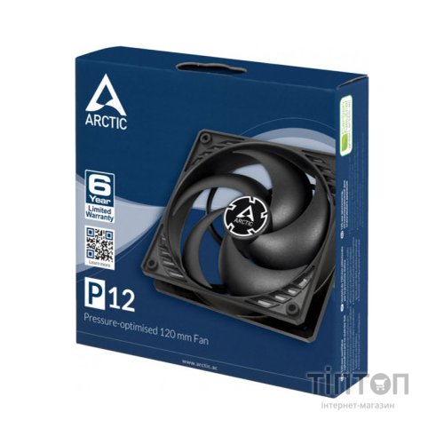 Кулер до корпусу Arctic P12 Black (ACFAN00118A)