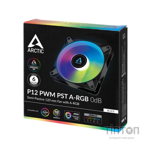 Кулер до корпусу Arctic P12 PWM PST A-RGB (ACFAN00231A)