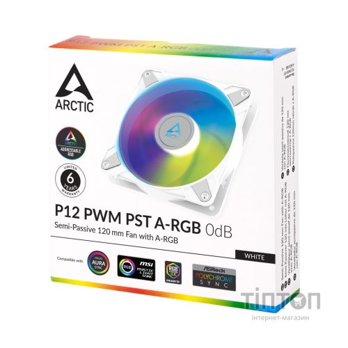 Кулер до корпусу Arctic P12 PWM PST A-RGB (ACFAN00254A)