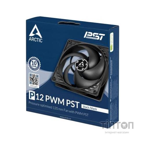 Кулер до корпусу Arctic P12 PWM PST black (ACFAN00120A)
