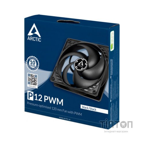 Кулер до корпусу Arctic P12 Silent Black (ACFAN00130A)