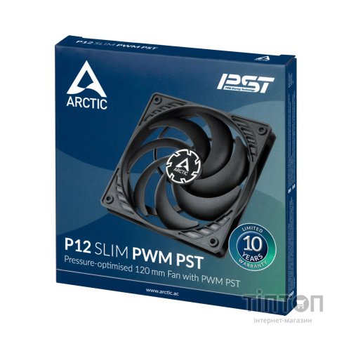 Кулер до корпусу Arctic P12 Slim PWM PST (ACFAN00187A)