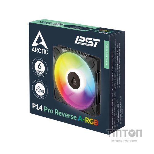 Кулер до корпусу Arctic P14 PRO REVERSE A-RGB (ACFAN00323A)