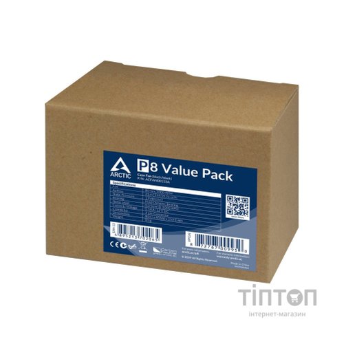 Кулер до корпусу Arctic P8 (5-Fan Pack) (ACFAN00153A)