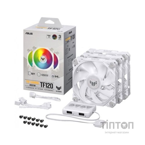 Кулер до корпусу ASUS TUF GAMING TF120 ARGB 3IN1 (90DA0033-B09030)