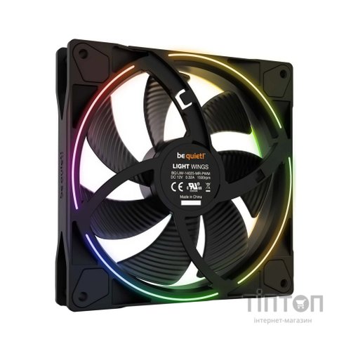 Кулер до корпусу Be quiet! Light Wings 140mm PWM 3 pcs (BL078)