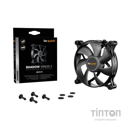 Кулер до корпусу Be quiet! Shadow Wings 2 120mm PWM (BL085)
