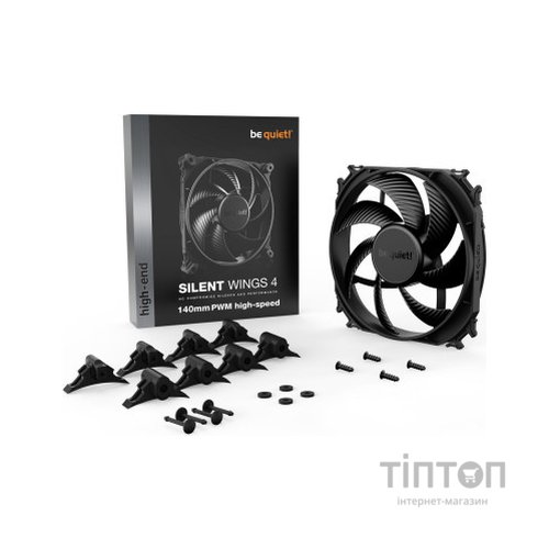 Кулер до корпусу Be quiet! Silent Wings 4 140mm PWM high-speed (BL097)