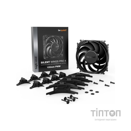Кулер до корпусу Be quiet! Silent Wings PRO 4 120mm PWM (BL098)