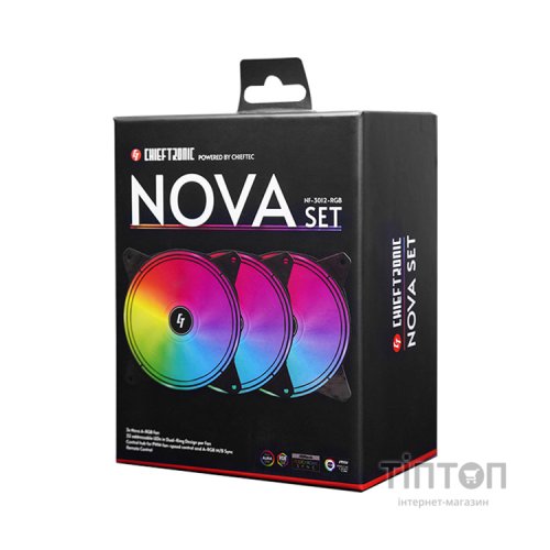 Кулер до корпусу Chieftec Nova (NF-3012-RGB)