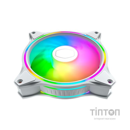 Кулер до корпусу CoolerMaster MasterFan MF120 Halo 3in1 White Edition (MFL-B2DW-183PA-R1)