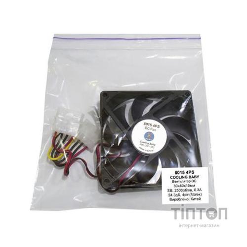 Кулер до корпусу Cooling Baby 8015 4PS